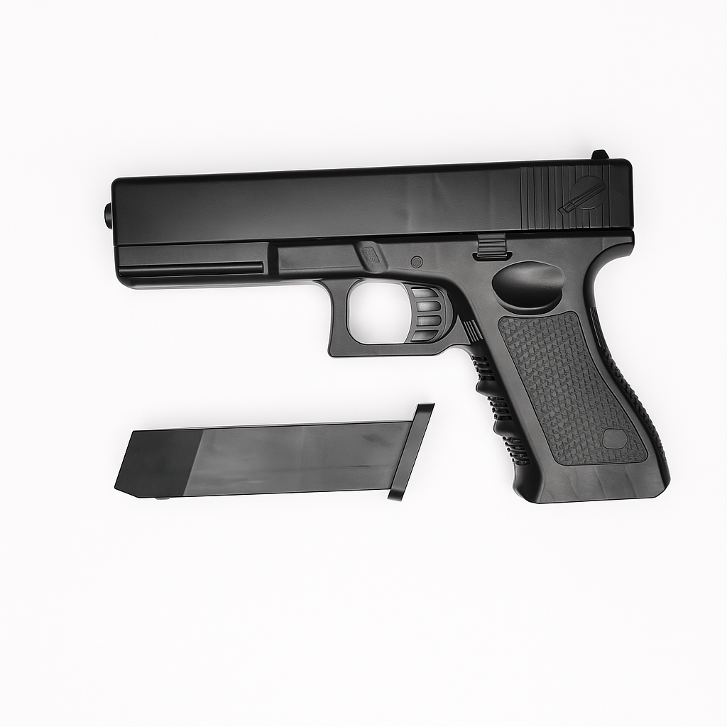 Airsoft Glock gun with BBs
