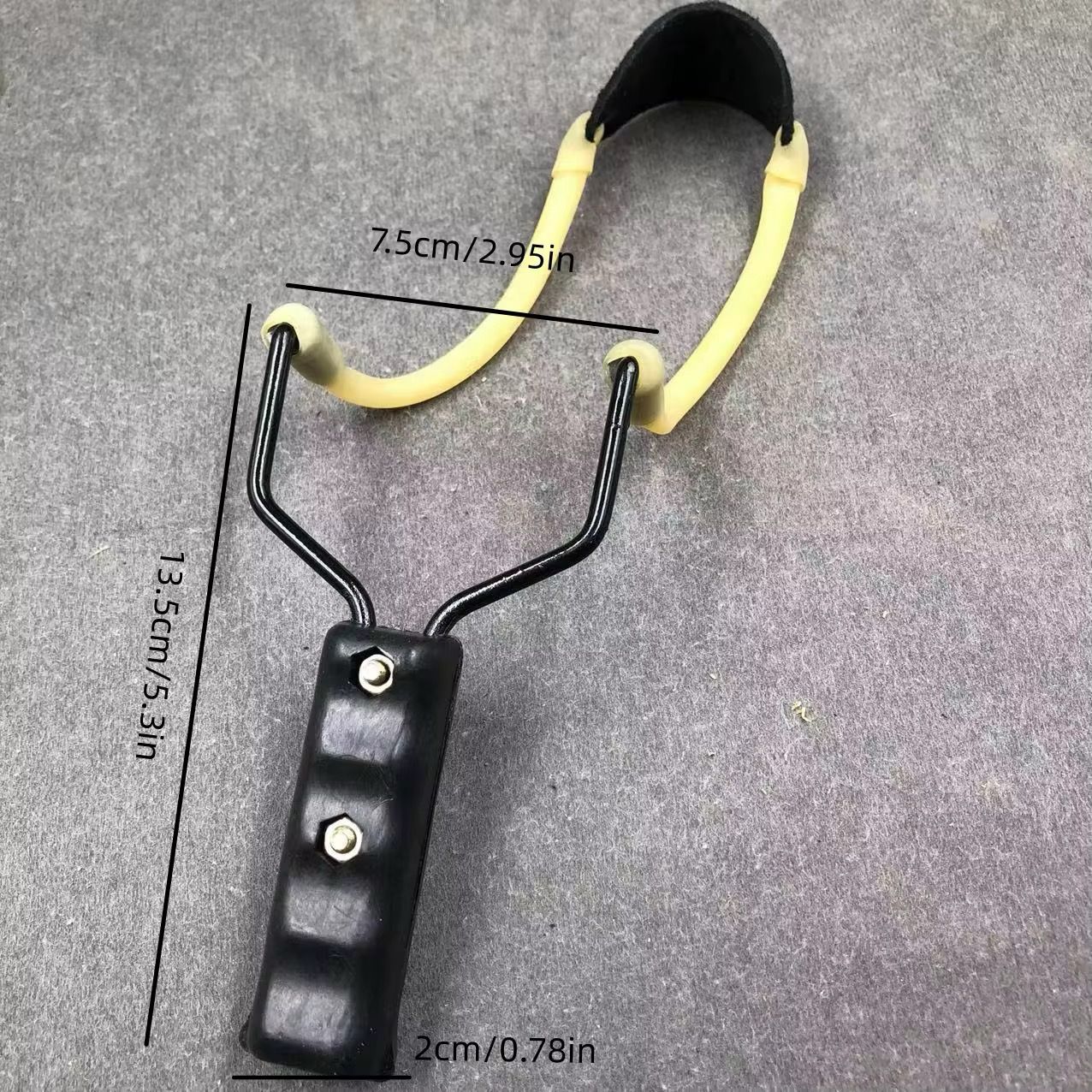 Shooting Slingshot With Rubber Band