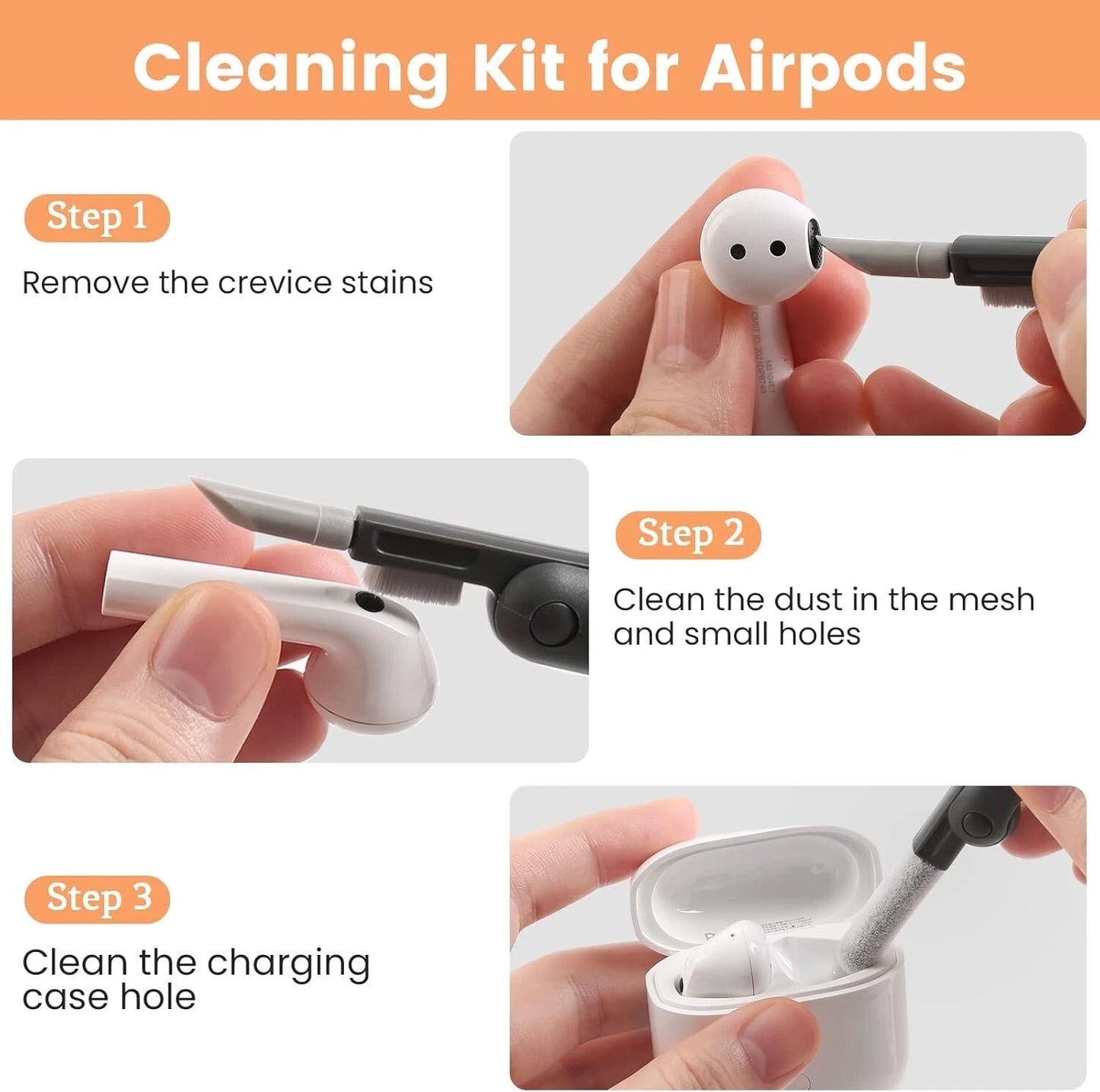 7 in 1 Electronic Cleaner kit, Cleaning Kit for monitor Keyboard Airpods MacBook